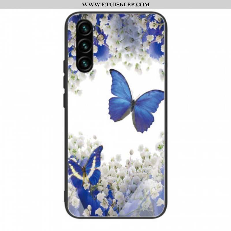 Etui do Samsung Galaxy A13 5G / A04s Szkło Hartowane W Kształcie Motyli
